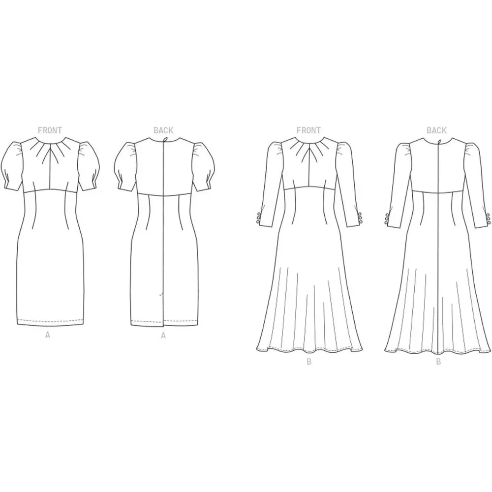 Butterick‎ B6804 Womens Dress Sewing Pattern Sizes 8-16